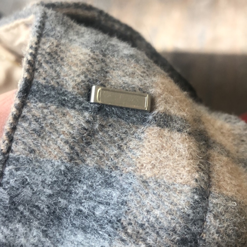 - Talbot’s skirt tan and gray plaid size 10 - Picture 10 of 13
